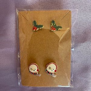 Christmas earrings